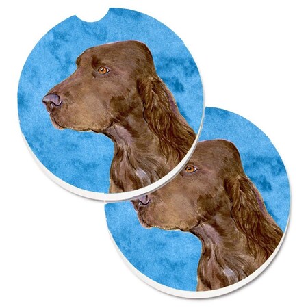 Carolines Treasures Blue Field Spaniel  Cup Holder Car Coaster, PK2 SS4801-BUCARC